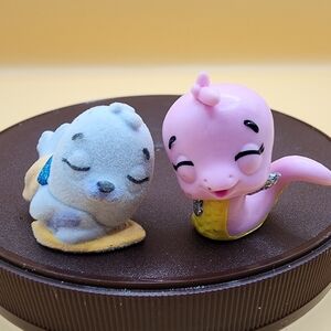 2 Hatchimals CollEGGtibles Season 3 Lot Hatch Friends Forever Fuzzy Flocked